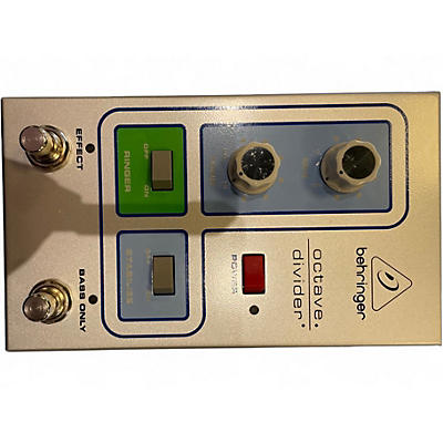 Used Behringer Octave Divider Effect Pedal