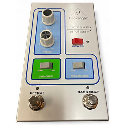 Used Behringer Octave Divider Effect Pedal
