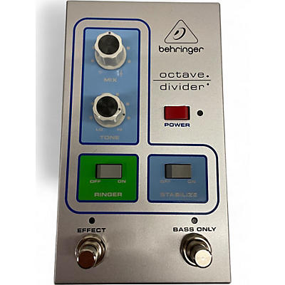 Used Behringer Octave Divider Effect Pedal