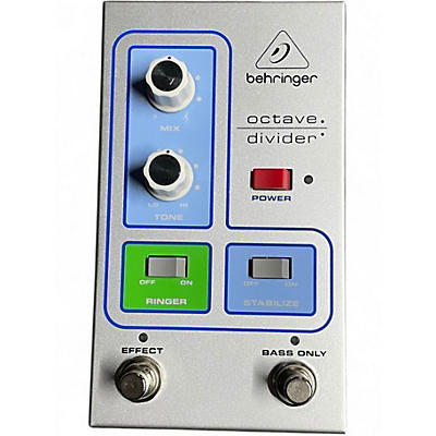 Used Behringer Octave Divider Effect Pedal