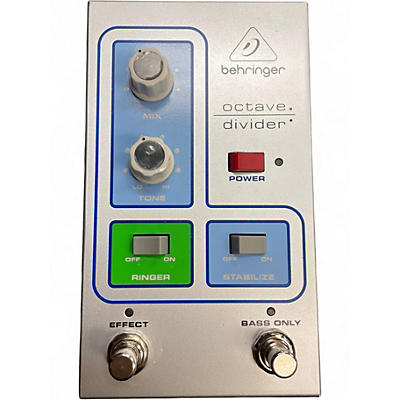 Used Behringer Octave Divider Effect Pedal