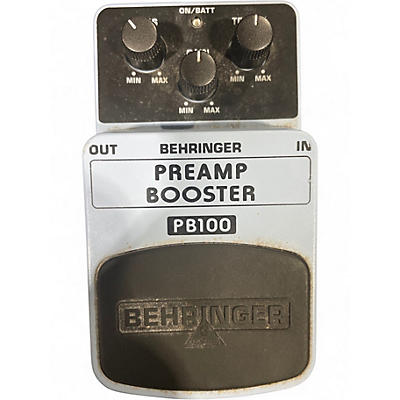 Used Behringer PB100 Preamp Booster Effect Pedal