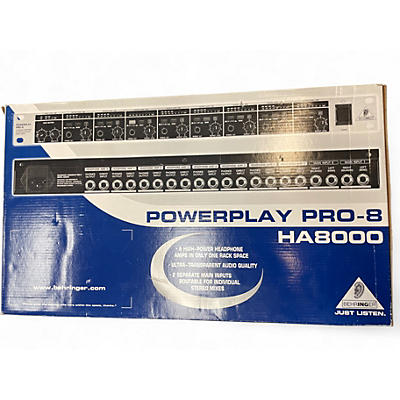 Used Behringer Powerplay PRO 8 HA8000 Headphone Amp