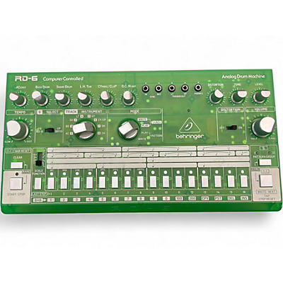 Used Behringer RD-6-LM Analog Drum Machine - Green Translucent Drum Machine