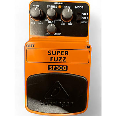 Used Behringer SF300 Super Fuzz Effect Pedal