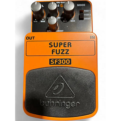 Used Behringer SF300 Super Fuzz Effect Pedal