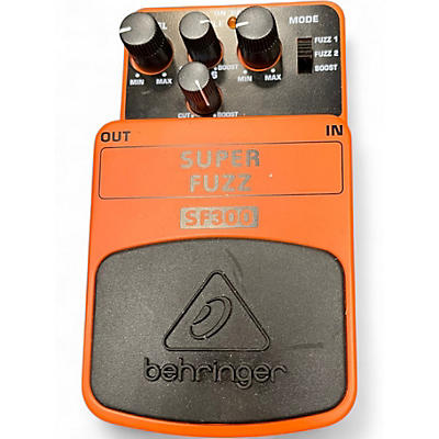 Used Behringer SF300 Super Fuzz Effect Pedal