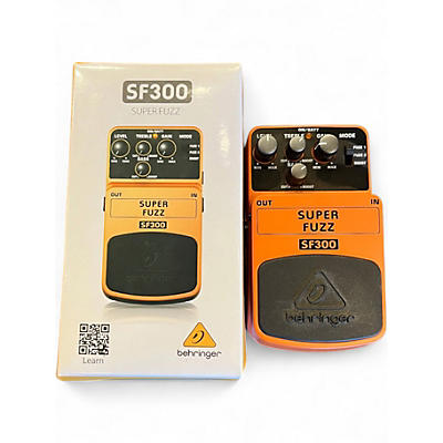 Used Behringer SF300 Super Fuzz Effect Pedal