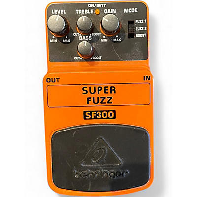 Used Behringer SF300 Super Fuzz Effect Pedal
