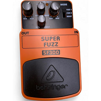 Used Behringer SF300 Super Fuzz Effect Pedal