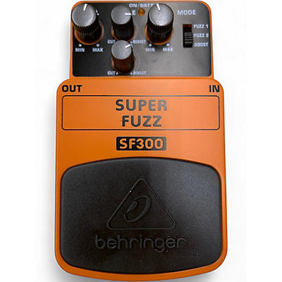 Used Behringer SF300 Super Fuzz Effect Pedal