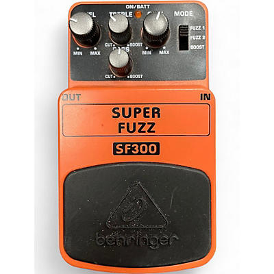 Used Behringer SF300 Super Fuzz Effect Pedal