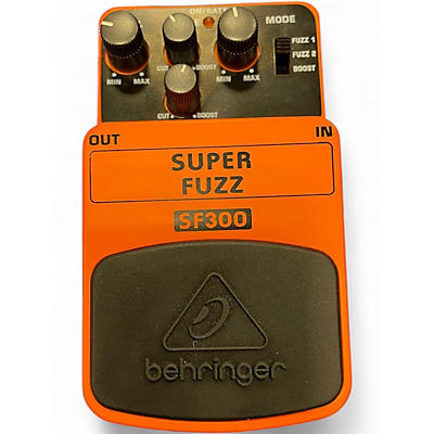 Used Behringer SF300 Super Fuzz Effect Pedal