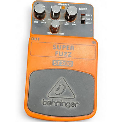 Used Behringer SF300 Super Fuzz Effect Pedal