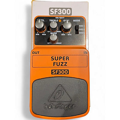 Used Behringer SF300 Super Fuzz Effect Pedal