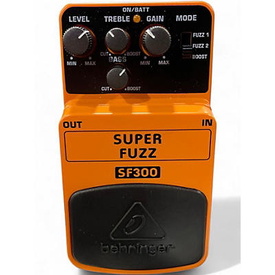 Used Behringer SF300 Super Fuzz Effect Pedal