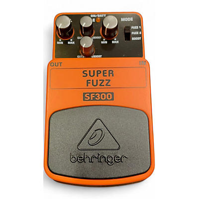 Used Behringer SF300 Super Fuzz Effect Pedal