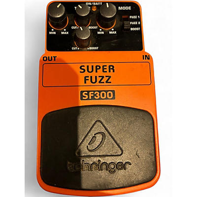 Used Behringer SF300 Super Fuzz Effect Pedal