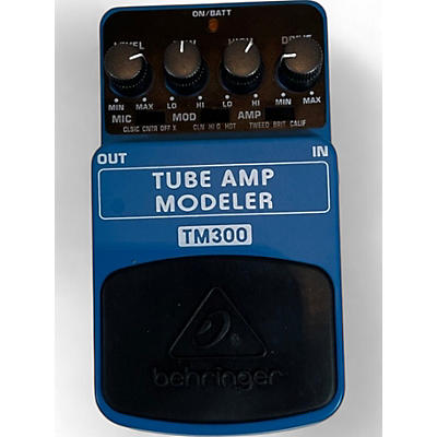 Used Behringer TM300 Tube Amp Modeler Effect Pedal