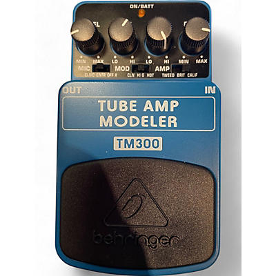 Used Behringer TM300 Tube Amp Modeler Effect Pedal