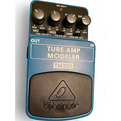 Used Behringer TM300 Tube Amp Modeler Effect Pedal