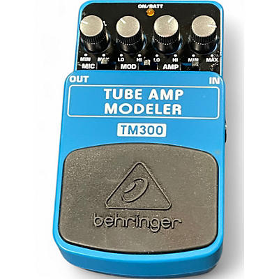 Used Behringer TM300 Tube Amp Modeler Effect Pedal