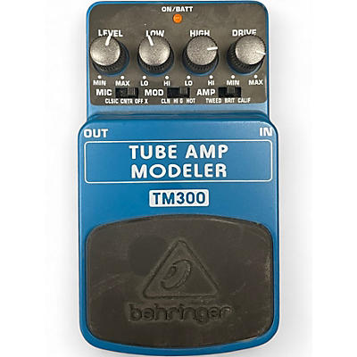 Used Behringer TM300 Tube Amp Modeler Effect Pedal