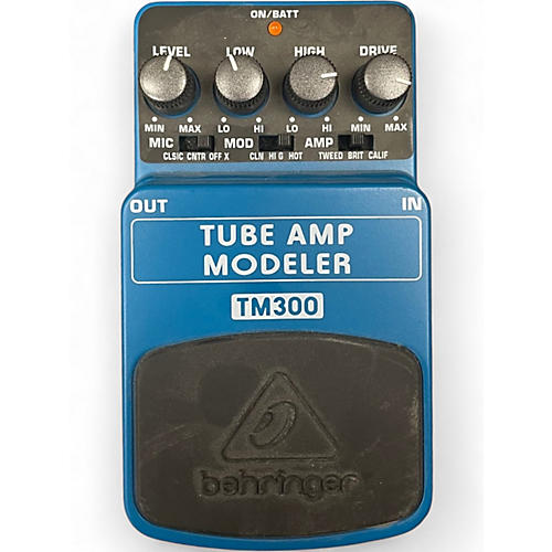 Used Behringer TM300 Tube Amp Modeler Effect Pedal
