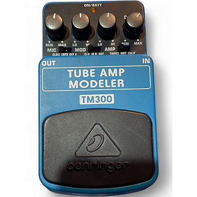 Used Behringer TM300 Tube Amp Modeler Effect Pedal