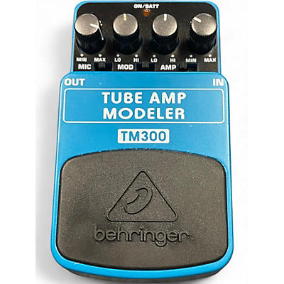 Used Behringer TM300 Tube Amp Modeler Effect Pedal