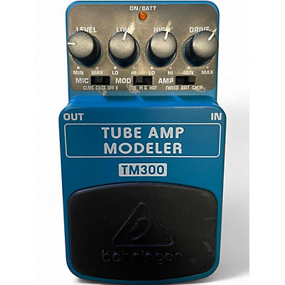 Used Behringer TM300 Tube Amp Modeler Effect Pedal