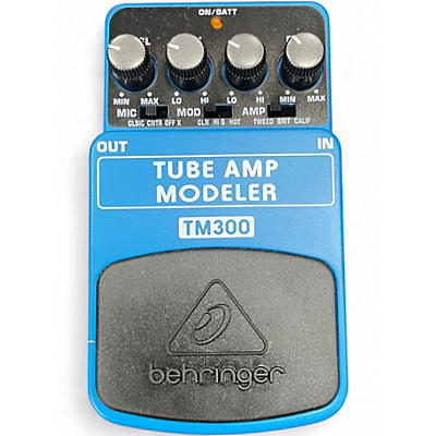 Used Behringer TM300 Tube Amp Modeler Effect Pedal