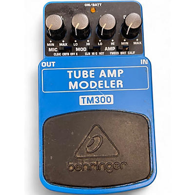 Used Behringer TM300 Tube Amp Modeler Effect Pedal