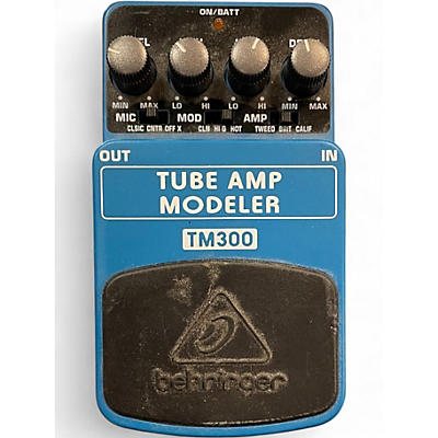 Used Behringer TM300 Tube Amp Modeler Effect Pedal