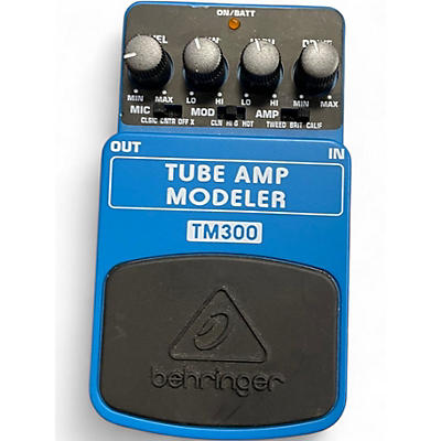 Used Behringer TM300 Tube Amp Modeler Effect Pedal