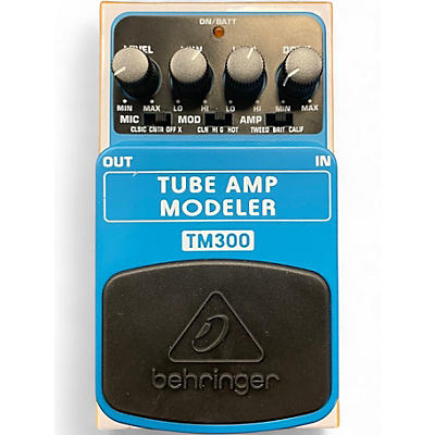 Used Behringer TM300 Tube Amp Modeler Effect Pedal