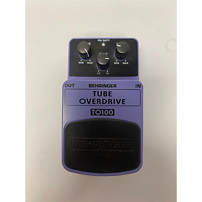 Behringer Used Behringer TO100 Tube Overdrive Effect Pedal