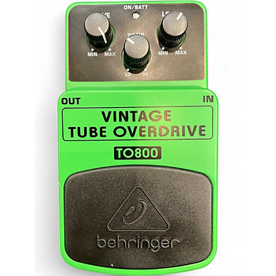 Used Behringer TO100 Tube Overdrive Effect Pedal