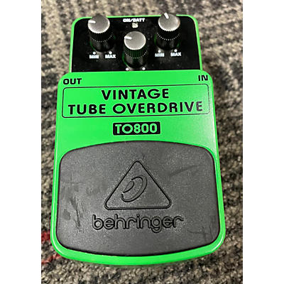 Behringer Used Behringer TO800 Vintage Tube Overdrive Effect Pedal