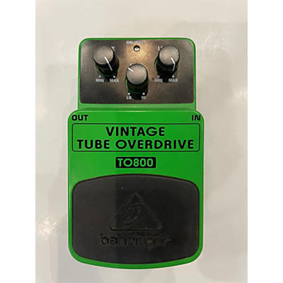 Behringer Used Behringer TO800 Vintage Tube Overdrive Effect Pedal