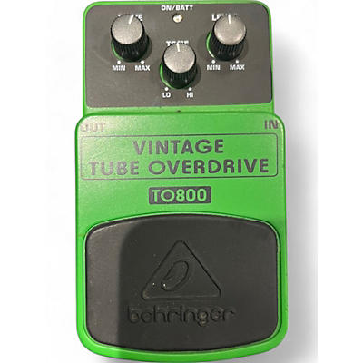 Behringer Used Behringer TO800 Vintage Tube Overdrive Effect Pedal