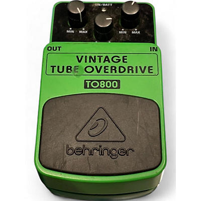 Behringer Used Behringer TO800 Vintage Tube Overdrive Effect Pedal