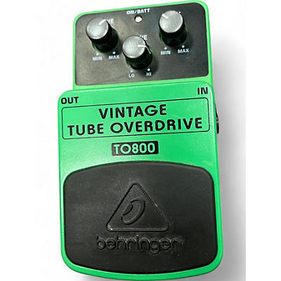 Behringer Used Behringer TO800 Vintage Tube Overdrive Effect Pedal