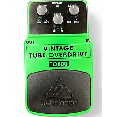 Behringer Used Behringer TO800 Vintage Tube Overdrive Effect Pedal