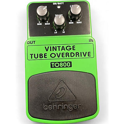 Behringer Used Behringer TO800 Vintage Tube Overdrive Effect Pedal