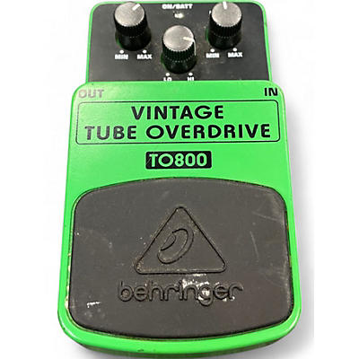 Used Behringer TO800 Vintage Tube Overdrive Effect Pedal