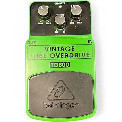 Used Behringer TO800 Vintage Tube Overdrive Effect Pedal