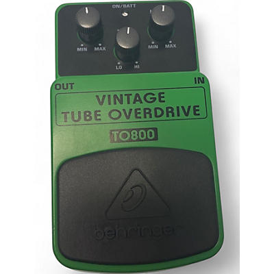 Used Behringer TO800 Vintage Tube Overdrive Effect Pedal