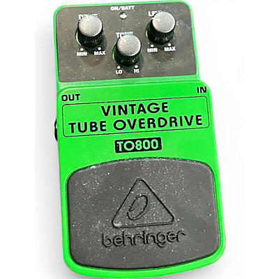 Used Behringer TO800 Vintage Tube Overdrive Effect Pedal