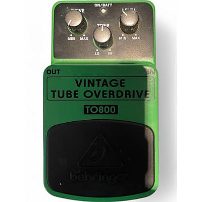 Used Behringer TO800 Vintage Tube Overdrive Effect Pedal